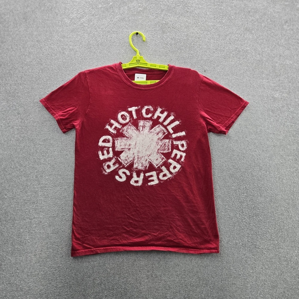 Red Hot Chili Peppers Women Shirt S Graphic Band Logo Short Sleeve